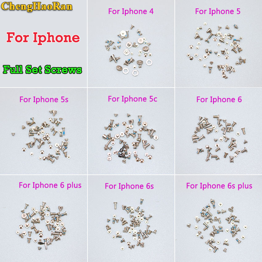 Phone Accessories Nothing - ChengHaoRan ชุดสกรูสำหรับ iPhone 4 5 5S