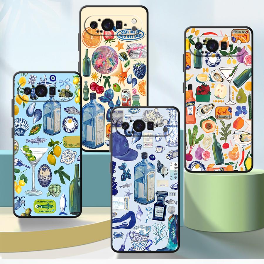 Google Pixel 8A - เคสโทรศัพท์ฟันดา ซีวิว ซีทรีด ซีทรีฟ สำหรับ Google