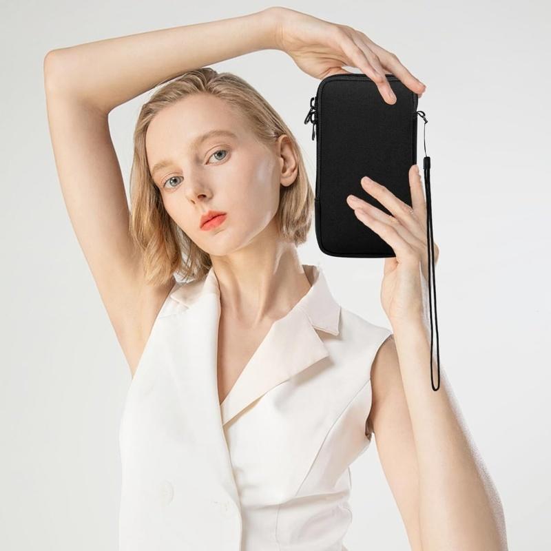Phone Accessories In China - กระเป๋าใส่มือถือแบบซิปทำจากนีโอพรีน สีพื้น กันกระแทก กระเป๋าเก็บโทรศัพท์มือถือแบบพกพา อุปกรณ์เสริมป้องกันสำหรับการเดินทาง
