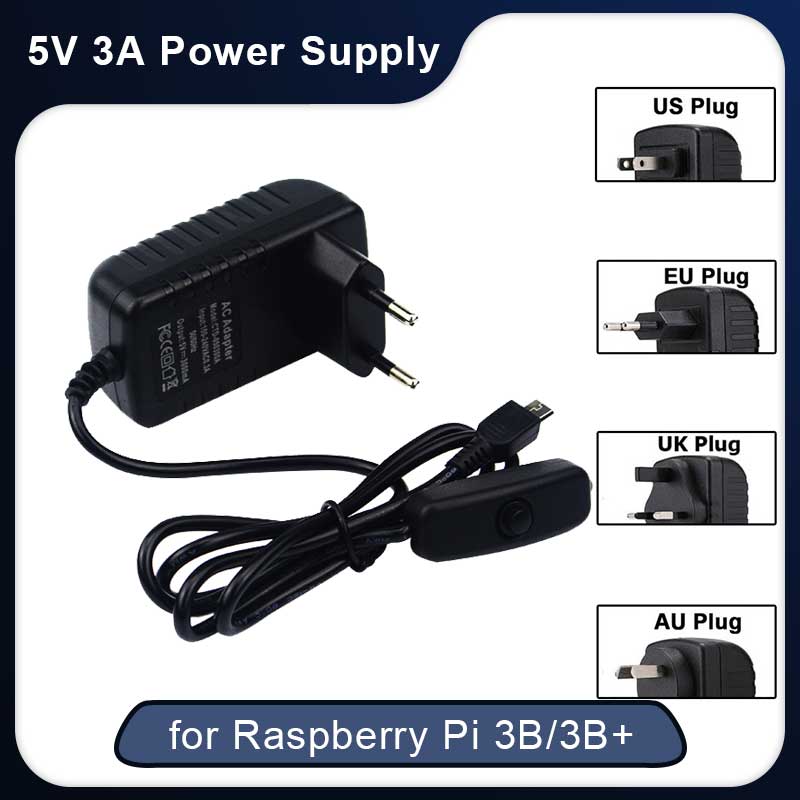Phone Accessories Uk - 5V 3A Raspberry Pi 3 รุ่น