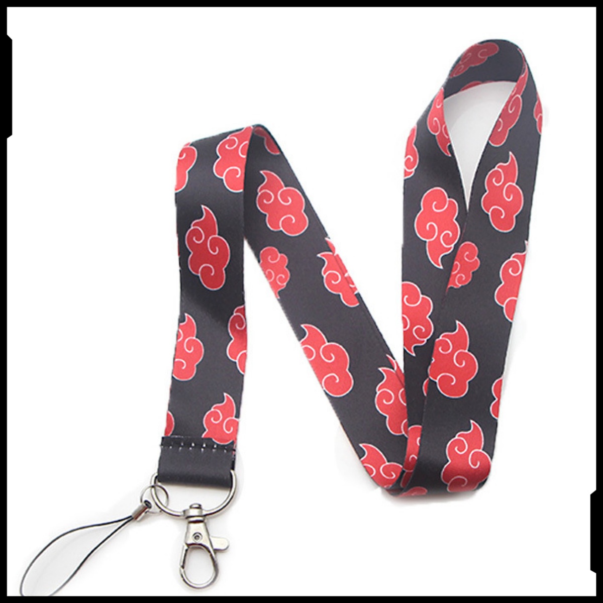 Phone Accessories Wholesale In China - สายคล้องโทรศัพท์มือถือลายการ์ตูนนารูโตะ นินจูจูสึ กลุ่มรัฐบาล คลาวด์แดง ขายส่ง