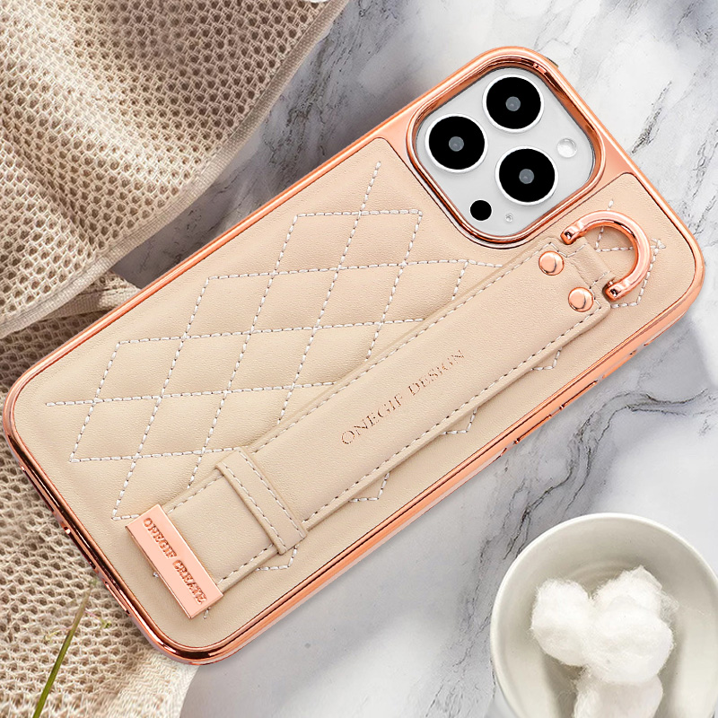 Phone Accessories Hippers - เคสโทรศัพท์แบบมีสายคล้องข้อมือ ดีไซน์หรูหราทันสมัย พร้อมช่องใส่บัตร สำหรับ iPhone 17