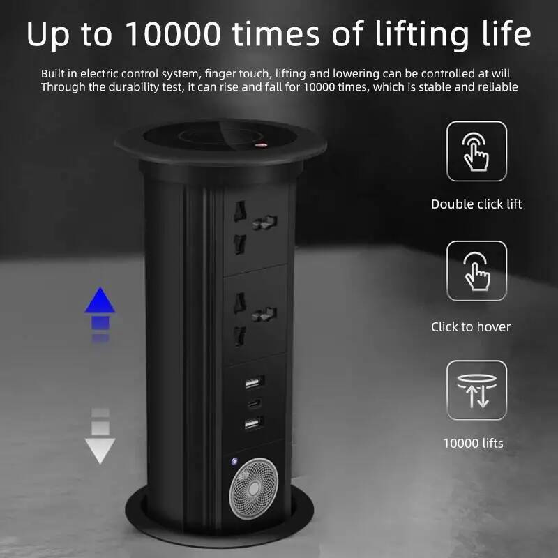 Phone Accessories Uk - เต้ารับอัตโนมัติ Herepow แบบป๊อปอัพ รองรับปลั๊กมาตรฐาน EU FR