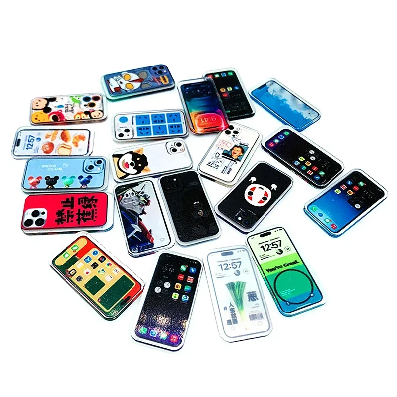 Phone Accessories Europe - บ้านตุ๊กตาโมเดลมือถือขนาดเล็ก1/12บ้านตุ๊กตาจำลองของเล่นอุปกรณ์ประดับตกแต่งบ้านตุ๊กตา