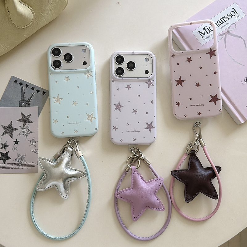 Phone Accessories Case - เคสโทรศัพท์ลายดาวเกาหลีน่ารักสำหรับ iPhone 17 Pro 16 15