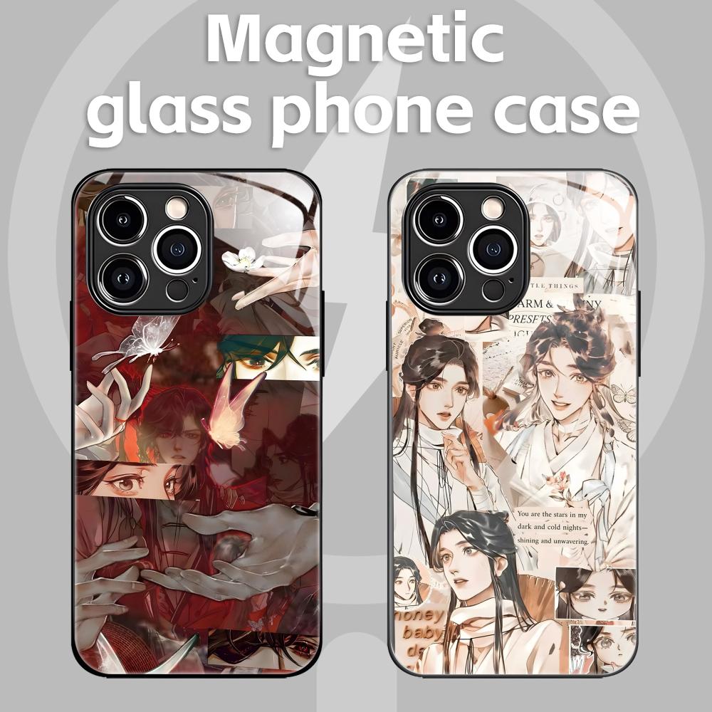 Magnetic Phone Case - อะนิเมะร้อนสวรรค์อย่างเป็นทางการ's Blessingเคสโทรศัพท์สําหรับiPhone 16 15 14 13