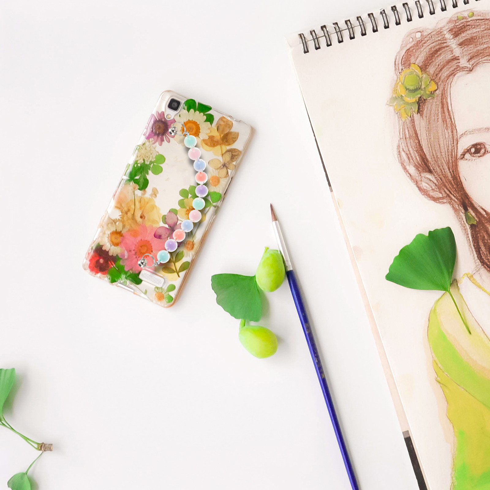 4 ชิ้น สายคล้องโทรศัพท์อะคริลิ - Phone Accessories Case บทวิจารณ์และราคา