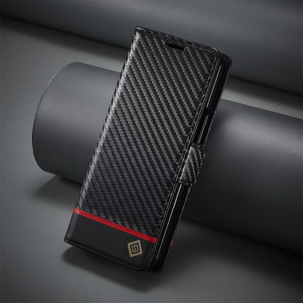 หรูหราคาร์บอนไฟเบอร์ปกหนัง PU  - Phone Accessories Hippers บทวิจารณ์และราคา
