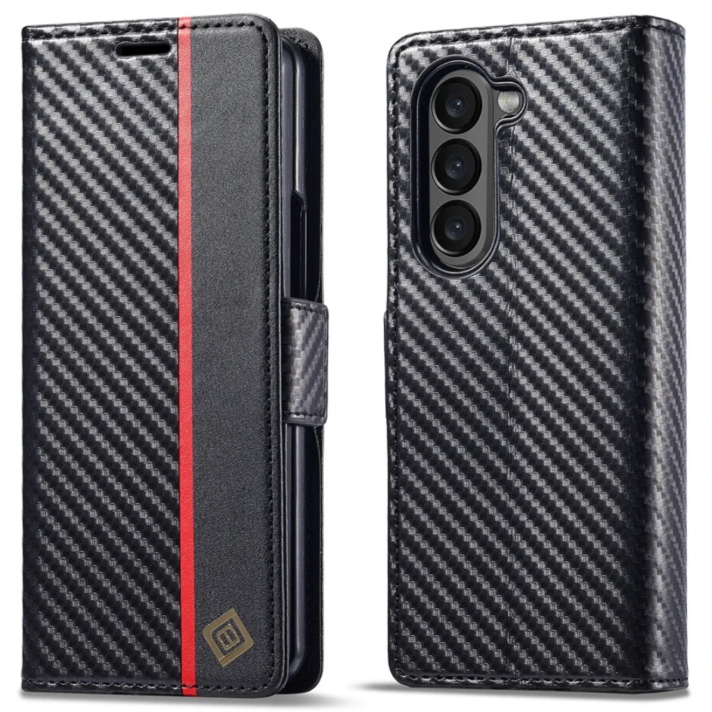 หรูหราคาร์บอนไฟเบอร์ปกหนัง PU  - Phone Accessories Hippers บทวิจารณ์และราคา