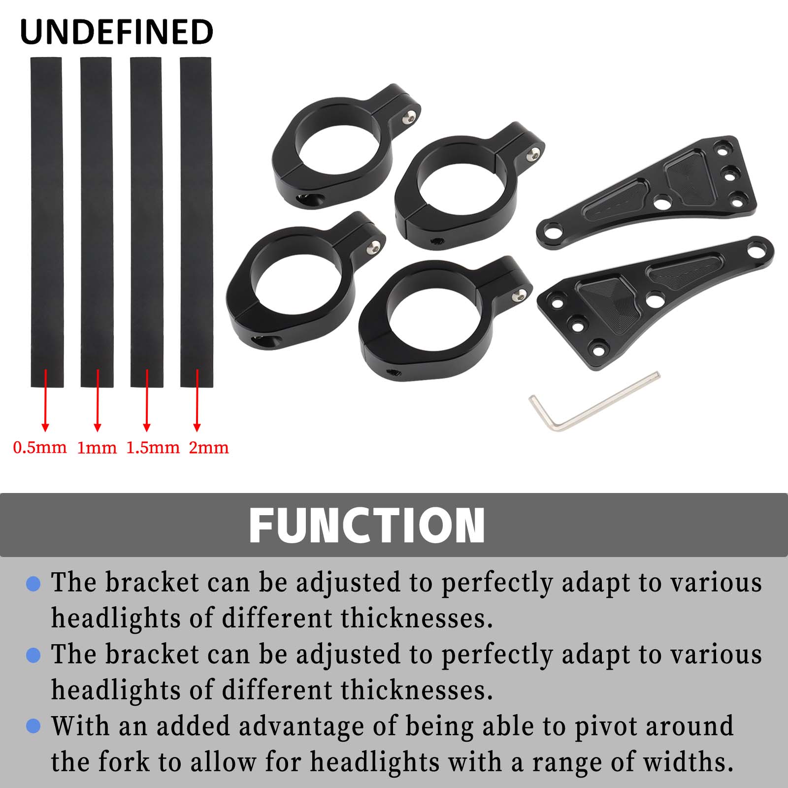 ตัวยึดไฟหน้า33มม.-58มม. ท่อส้อ - Phone Accessories Company บทวิจารณ์และราคา