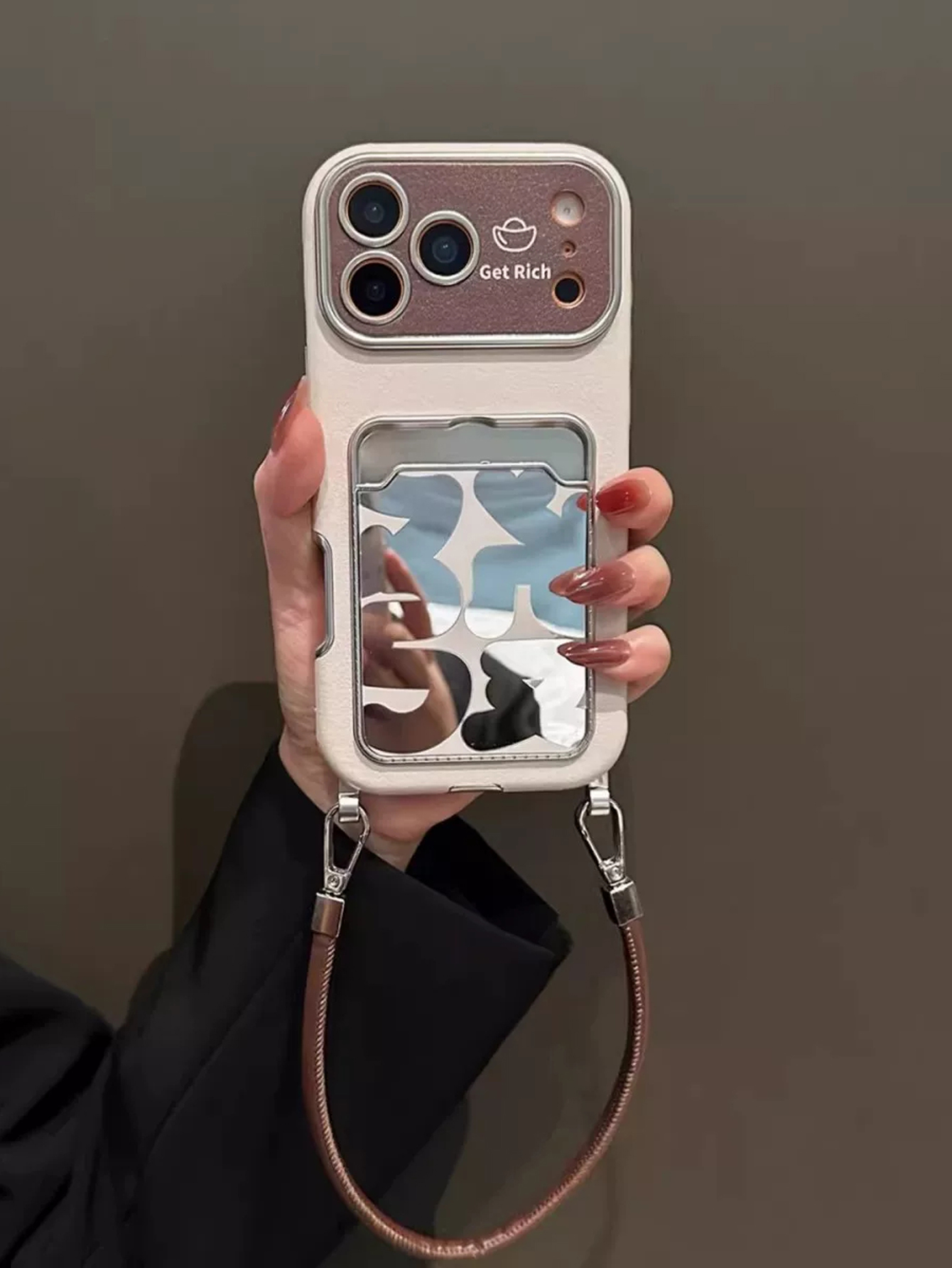 เคสโทรศัพท์หนังหรูหราพร้อมที่ใ - Phone Accessories Case บทวิจารณ์และราคา