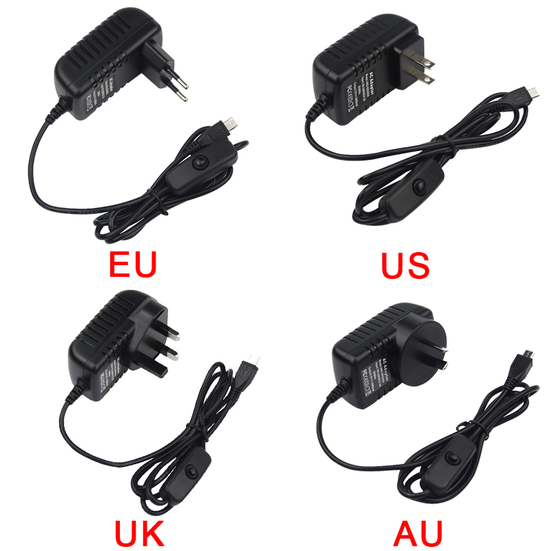 5V 3A Raspberry Pi 3 รุ่น B +  - Phone Accessories Uk บทวิจารณ์และราคา