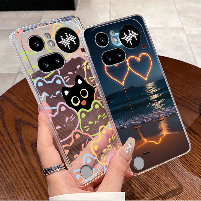 เคสโทรศัพท์ลายรักสีดำสุดหรูสำห - Phone Accessories Nothing บทวิจารณ์และราคา
