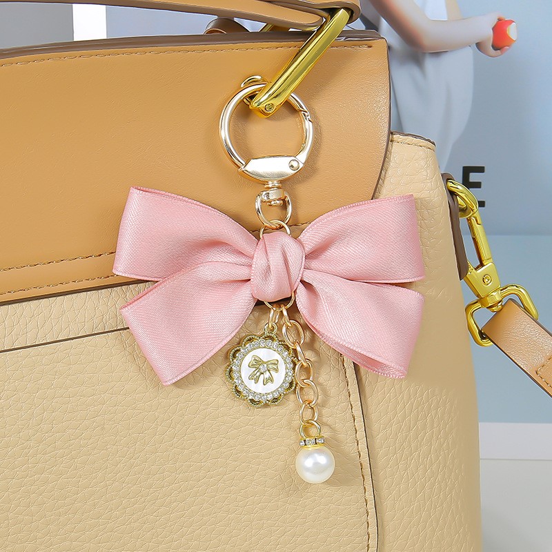 จี้สตรีแฟชั่นโบว์โบว์พวงกุญแจเ - Phone Accessories Wholesale In China บทวิจารณ์และราคา