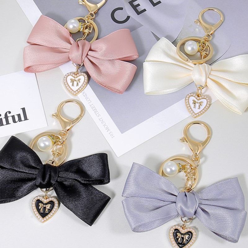 จี้สตรีแฟชั่นโบว์โบว์พวงกุญแจเ - Phone Accessories Wholesale In China บทวิจารณ์และราคา