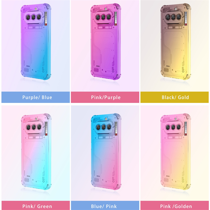 เคส TPU ไล่เฉดสีกันกระแทกสี่มุ - Phone Accessories Nothing บทวิจารณ์และราคา