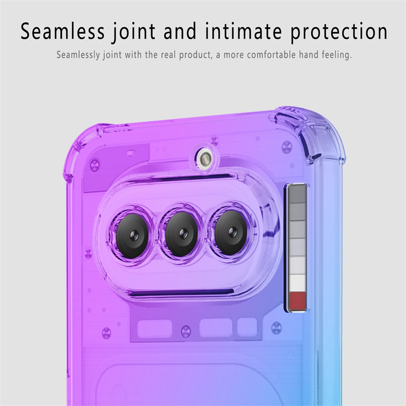 เคส TPU ไล่เฉดสีกันกระแทกสี่มุ - Phone Accessories Nothing บทวิจารณ์และราคา