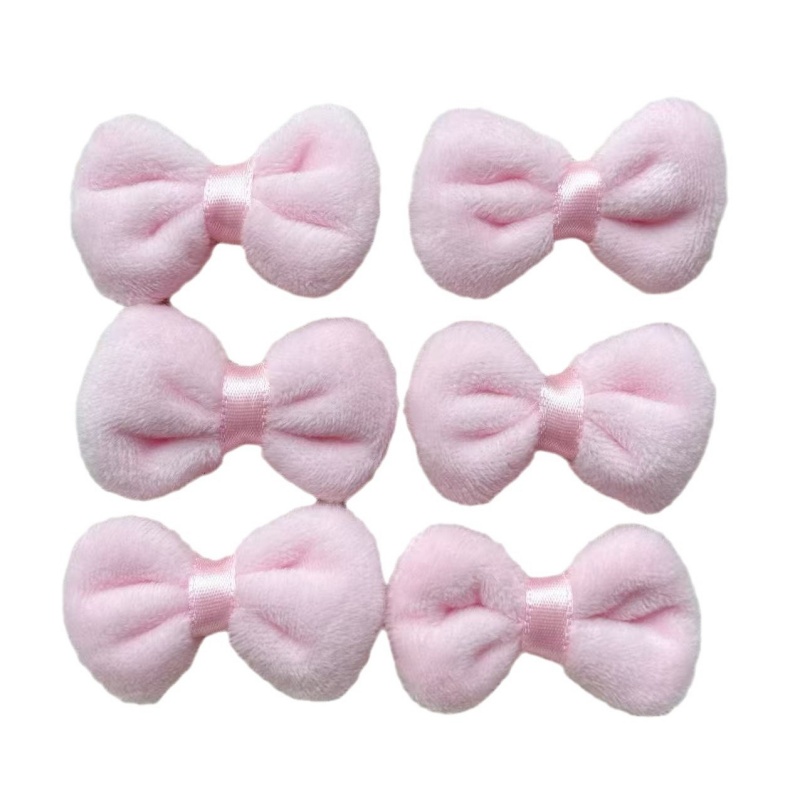 10 ชิ้น โบว์ผ้ากำมะหยี่สีชมพู  - Phone Accessories Wholesale In China บทวิจารณ์และราคา