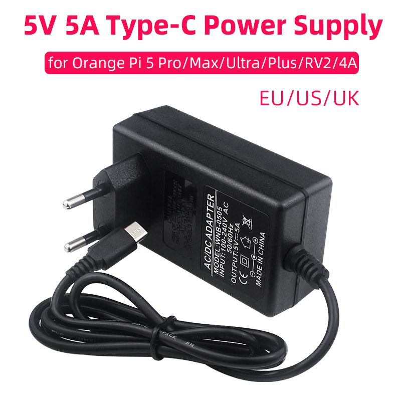 Orange Pi 5V 5A แหล่งจ่ายไฟอิน - Phone Accessories Uk บทวิจารณ์และราคา