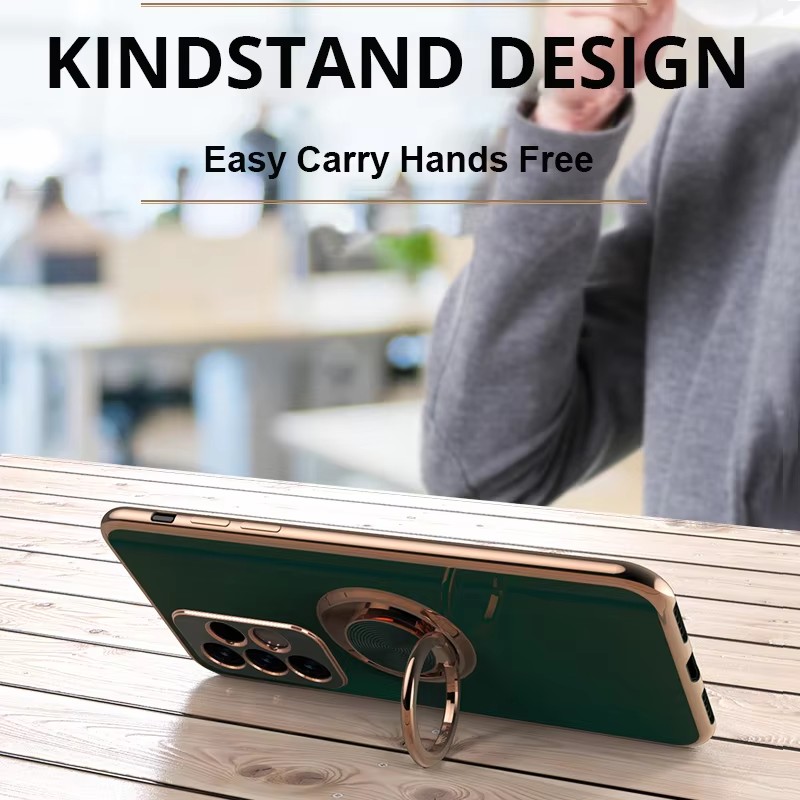 Luxury Plating Magnetic 360°Ri - Phone Accessories Case บทวิจารณ์และราคา