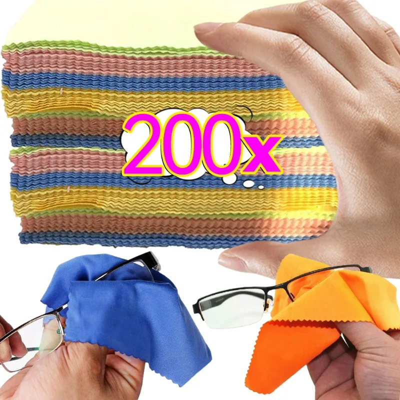 ผ้าเช็ดแว่นตาไมโครไฟเบอร์ทรงสี - Phone Accessories Wholesale In China บทวิจารณ์และราคา